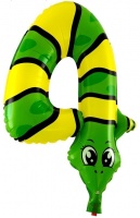 Шар с клапаном (16''/41см) Цифра, 4 Змея, 1 шт.