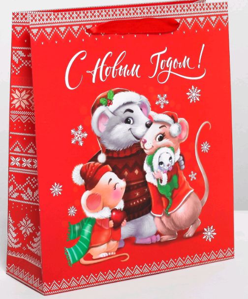 Пакет (18x23×8 см) Семья, 1 шт. 