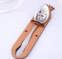 Ложка чайная с гравировкой «Учителя», 14см, 1 шт.