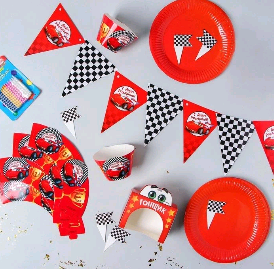 Набор для оформления праздника "Гонщик", 1 шт.