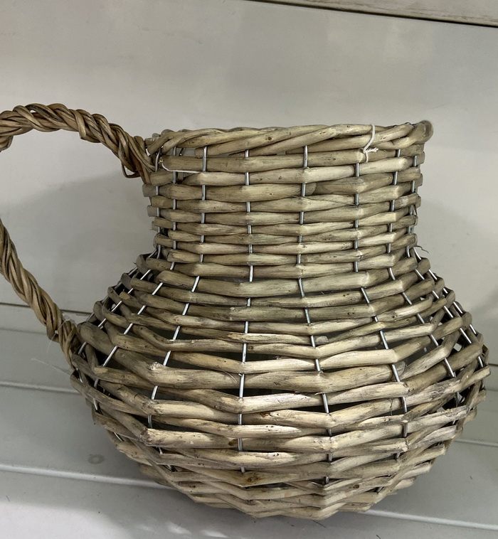 Корзина плетеная (19*H22,5см), ива, натуральная, 1 шт.