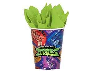 Стаканы бумажные (266мл), Черепашки-Ниндзя, 8 шт.