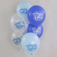 Шар (12''/30 см) С Новым Годом!, Ассорти, кристалл, 2 ст, 50 шт.