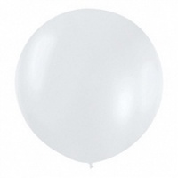 Шар (36''/91см) Белый (405), Перламутр, 1 шт.