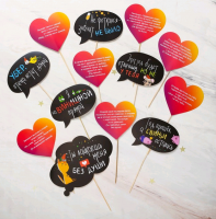 Набор фотобутафории "Новогодний челлендж", 7 шт.