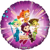 Шар (18"/46см) Круг, Сказочный патруль, 1 шт.