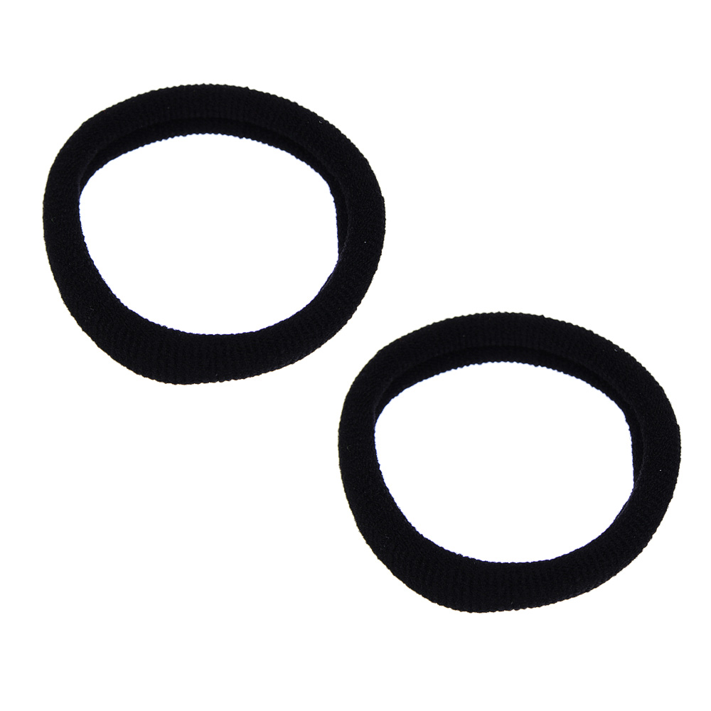 Резинки для волос (3см), черные, 6 шт.