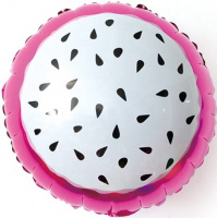 Шар (18''/46 см) Круг, Питахайя, Розовый, 1 шт.