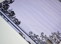 Пленка матовая (600мм), Ажур, Фиолет св./черная, 200 гр, 1 шт.