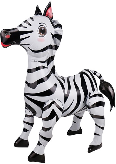 Шар (30''/76см) Ходячая фигура, Зебра, 1 шт. в упак. Шар (30''/76см) Ходячая фигура, Зебра, 1 шт. в упак.