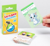 Игра с карточками "Загадки обманки в стихах", 1 шт.