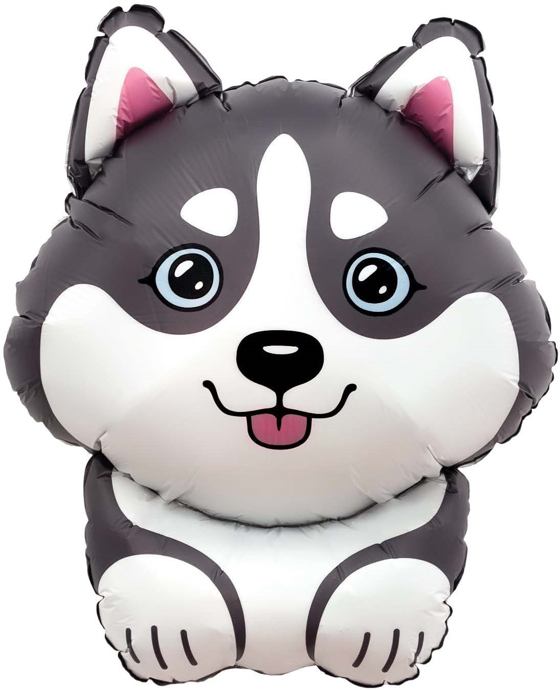 Шар (32''/81см) Фигура, Хаски, 1 шт. в уп.