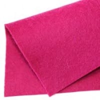 Фетр (20*30см) жесткий (1мм), фуксия, 1 шт.