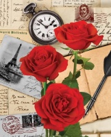 Пакет подарочный Из Парижа с любовью (M-Kraft) 1 шт.