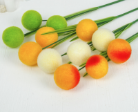 Цветы искусственные (8*90 см), Шар, Микс, 1 шт.