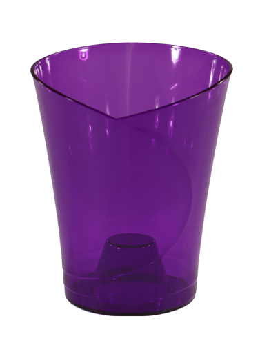 Кашпо (13*13*17см), 1,5л, Орхидея, Фиолетовое, 1 шт.