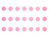 1502-4506_m1 Гирлянда н/нитке (220см), Круги розовые, 1 шт.