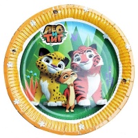 Тарелки, "Лео и Тиг", 23 см, набор 6 шт.