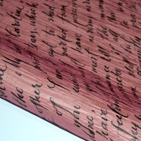 Бумага упаковочная (0,7*5м), Эколюкс крепированный, Письмо, Ярко-розовый, 1 шт.