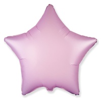 Шар (18''/46 см) Звезда, Сатин лиловый, 1 шт.