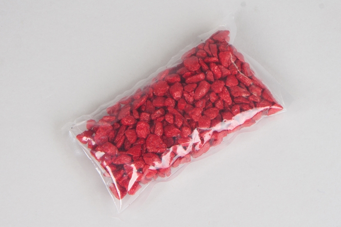 Грунт цветной (5-10мм), красный, 200 гр.