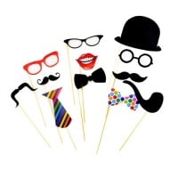 Набор для фотосессии "Гламурная вечеринка", 12 предметов.