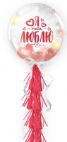 Набор для украшения праздника (18"/46см) "Любовь моя" + светодиодная лента, 1шт.