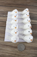 Птички декоративные (5*2,5см), белый, 1 шт.