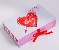 Коробка книга (20*12,5*5 см), Love, 1 шт.