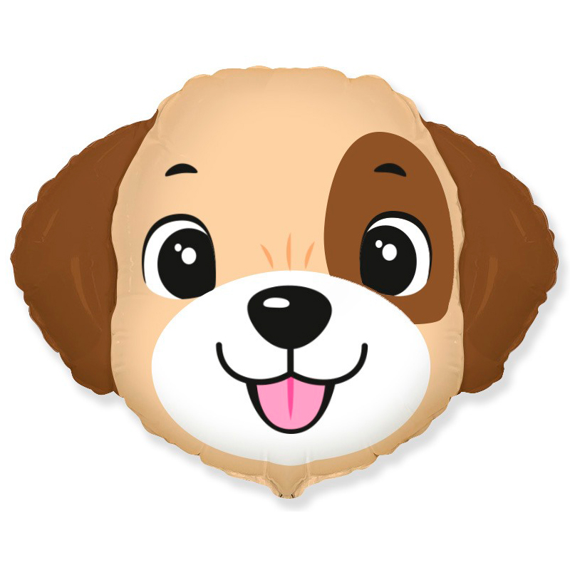 Шар (29"/73см) Фигура, Собачка голова, 1 шт. Шар (29"/73см) Фигура, Собачка голова, 1 шт.
