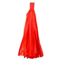 Гирлянда "Тассел" Красная, набор 10 листов.