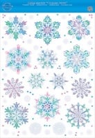 Наклейка оформительская, "Снежная сказка", 1 шт.