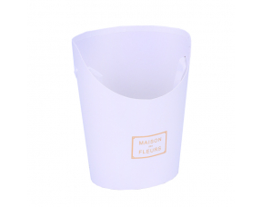 Коробка под цветы (17x14x22cm), Белая, 1 шт.