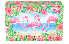 Коробка-книга (13,5х20х6см), Фламинго, 1 шт.