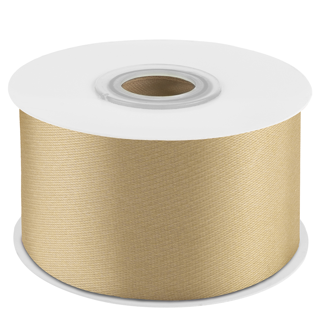 Лента атласная (3,8см*22,85м) Золото, 1 шт.