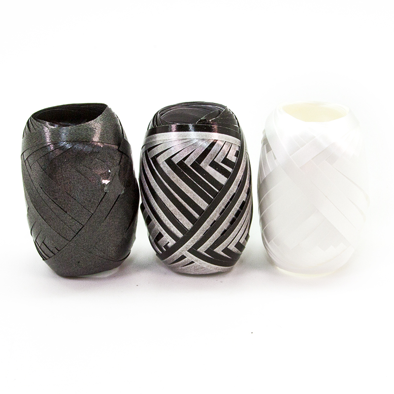 Лента (0,5 см*10 м) Черно-белый микс, 3 шт.