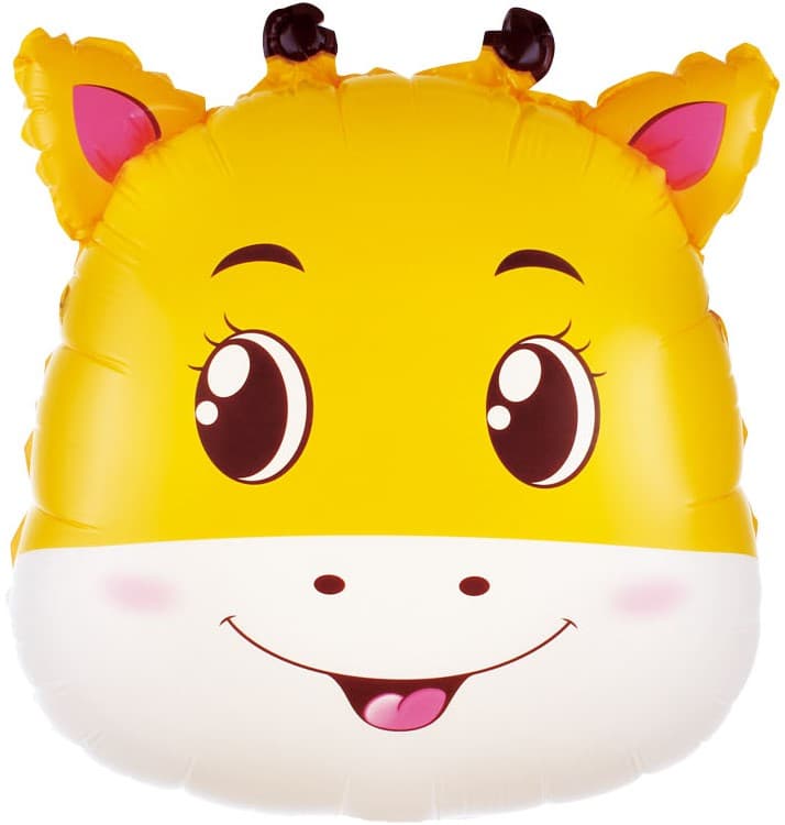 Шар (20''/51 см) Фигура, Голова, Маленький жираф, 1 шт. Шар (20''/51 см) Фигура, Голова, Маленький жираф, 1 шт.