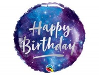 Шар (18''/45см) Круг, HB Галактика, 1 шт.