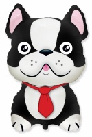 d831b75b-511a-11e9-9c92-f46d04ed0d3c_d831b75c-511a-11e9-9c92-f46d04ed0d3c.resize1 Шар (28''/71 см) Фигура, Бульдог, Черный, 1 шт.