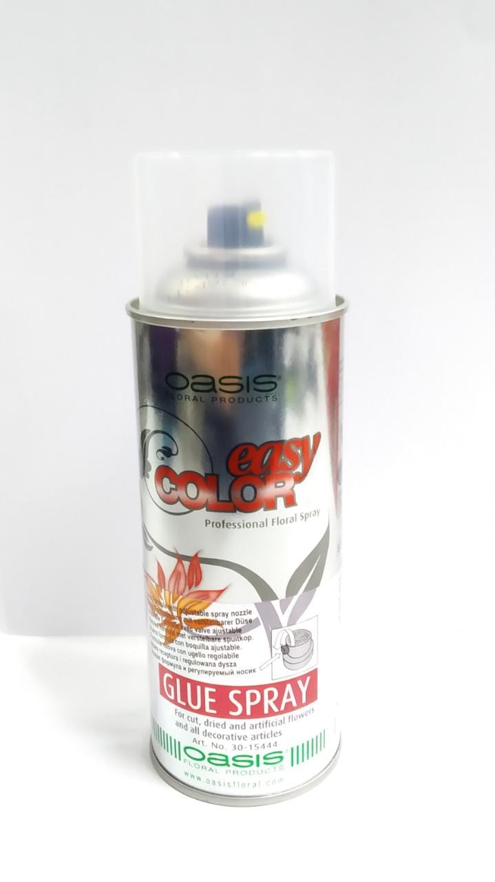 Клей-спрей для фиксации стеблей и декоративных материалов, (400 мл), 1 шт.
