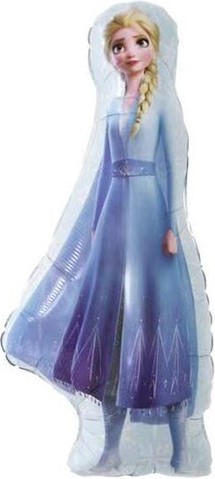 Шар (17''/43см) Мини-фигура, Холодное сердце, Эльза, 1 шт.