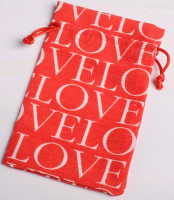 Мешок подарочный (10*16 см), LOVE, 1 шт.