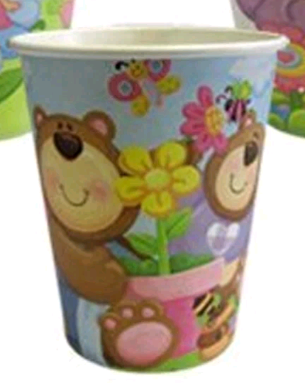 Стаканы бумажные (250мл), Детская коллекция, 6 шт.