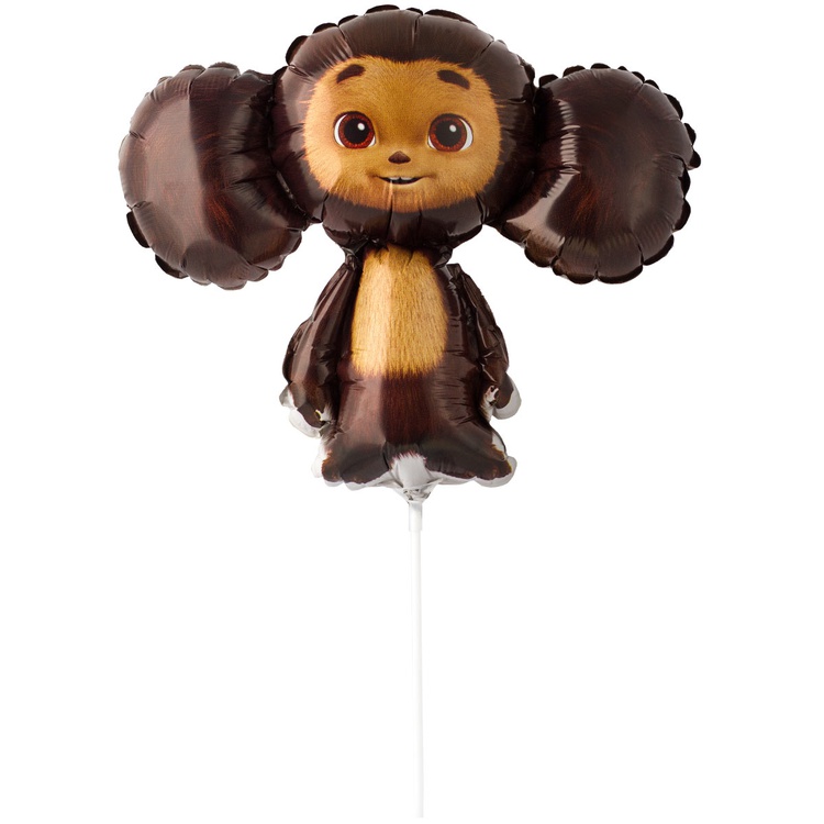 Шар (16"/41см) Мини-фигура, Чебурашка, 1 шт.