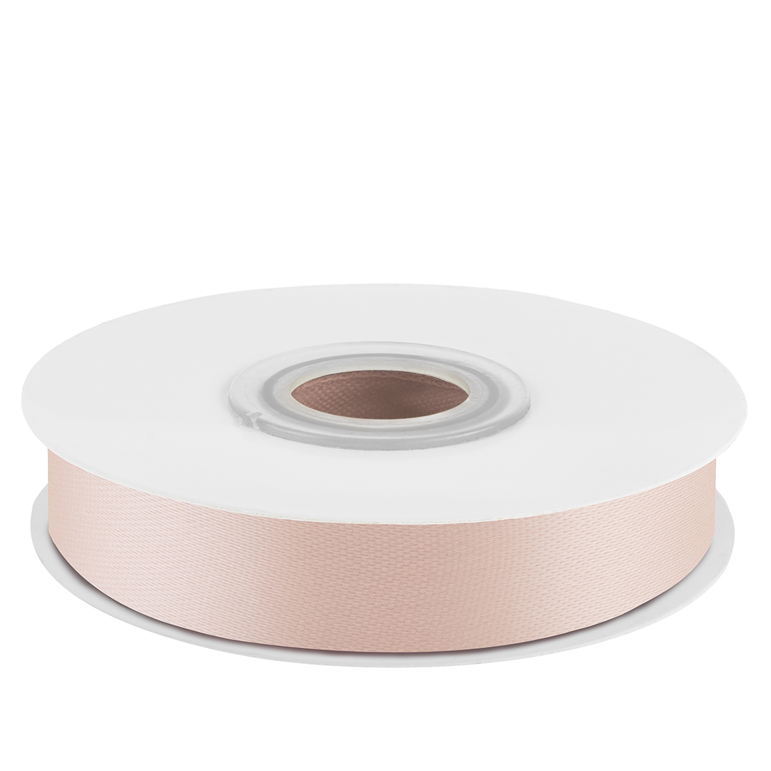 Лента атласная (1,2см*22,85м) Кремовый, 1 шт.
