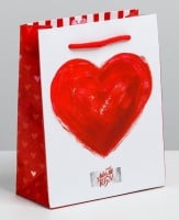 Пакет подарочный (18*23*8см), Яркие чувства, 1 шт.