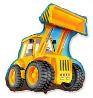 694574be6954f086999d091d3d8cfaba(1) Шар (40''/102 см) Фигура, Экскаватор, 1 шт.