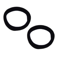 Резинки для волос (3см), черные, 6 шт.