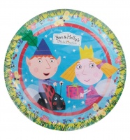 Тарелки бумажные (18см), Бен и Холли, 6 шт.