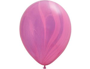 Шар (11"/27см) Супер Агат Pink Violet, 5ст., 25 шт.